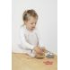 2 geweldige BIBS tutjes - vanilla & peach in natuurrubber