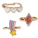 Set van 3 ringen - Boutique Hart Star