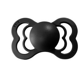 BIBS Supreme tutje in natuurrubber - Black black