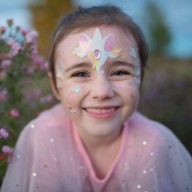 Gezichtsstickers - Unicorn fairy
