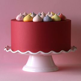 Taartplateau Wave - roze