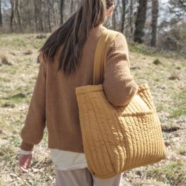 Quilted draagtas - Ochre