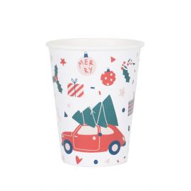 Set feestbekertjes - Christmas