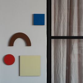 Muurdeco Wall Shapes No.1 - Earthy Tones
