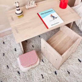 Set van 2 mini -koffers Giraffe & Stripe - Geel