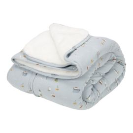 Wiegdeken Sailors Bay Blue - Little Dutch